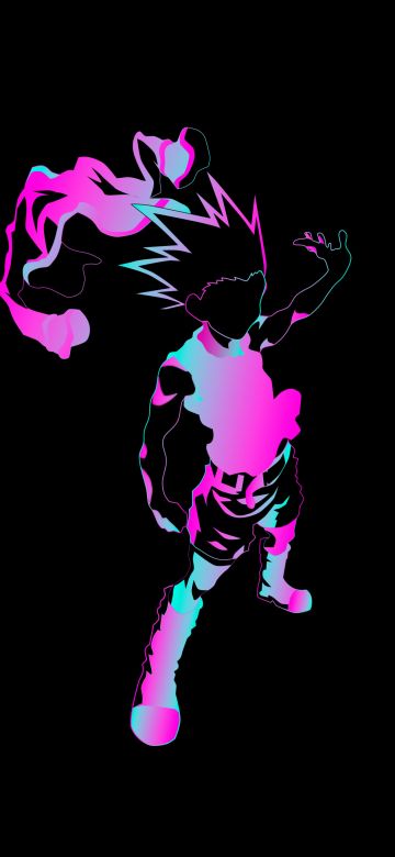 Hunter x Hunter, Aesthetic anime, Black background, 5K