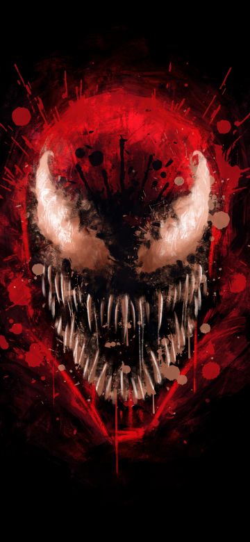 Carnage, DC Comics, Black background, 5K, 8K