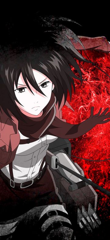 Mikasa Ackerman, Attack on Titan, 5K, Shingeki no Kyojin