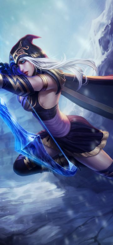 Ashe, League of Legends, 8K, 5K