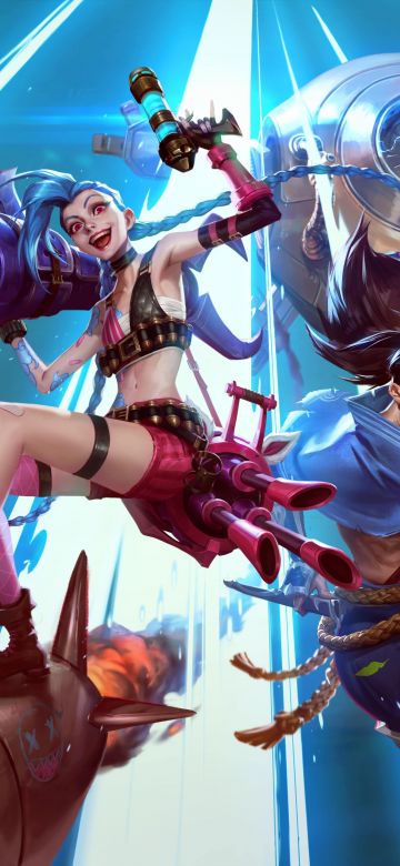 League of Legends: Wild Rift, Lux, Jinx, iOS Games, Android games, 5K, 8K