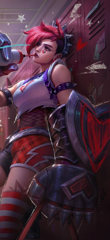 League of Legends, Amumu (LoL), Caitlyn (LoL), Vi (LoL), 5K, 8K, Heartthrob Caitlyn, Heartache Vi