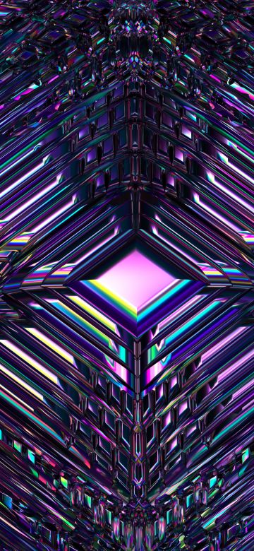 3D background, Glossy, Psychedelic, Pattern, Symmetric, 5K, Macro