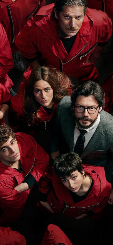 Money Heist, Alvaro Morte as The Professor, Ursula Corbero as Tokyo, Netflix series, Spanish series