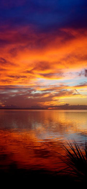 Sunrise, Indian Indian River, Florida, Dawn, USA, 5K