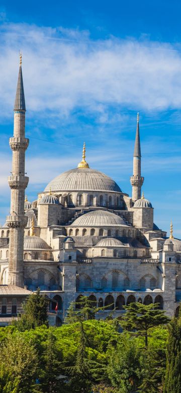 Blue Mosque, Istanbul, Turkey, Sultan Ahmed Mosque, Ancient architecture, 5K, Islamic, Spiritual