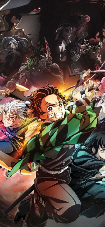 Demon Slayer: Kimetsu no Yaiba, Tengen Uzui, Tanjiro Kamado, Mitsuri Kanroji, Muichiro Tokito