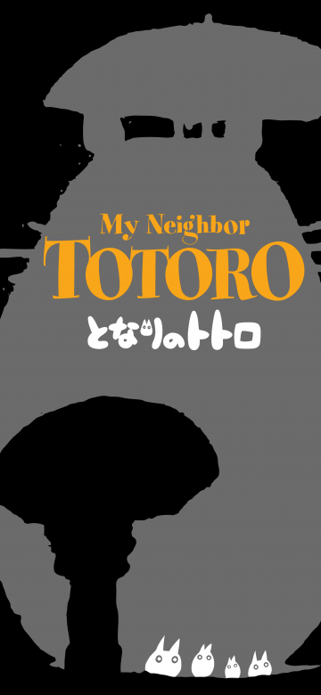 My Neighbor Totoro, Black background, 5K, 8K, Studio Ghibli