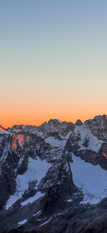 Sahale Glacier Campground, North Cascades National Park, Glacier, Sunset, Dusk, Mountains, Washington