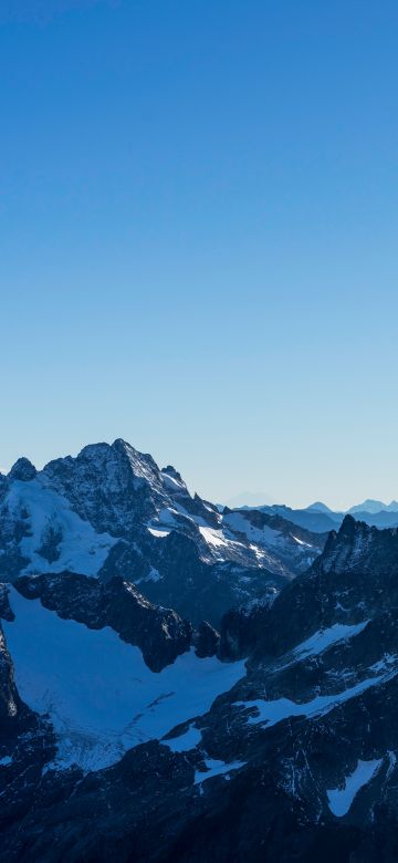 Sahale Glacier Campground, Washington, North Cascades National Park, Sunny day, Glacier, Mountains