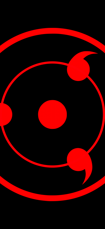 Mangekyo Sharingan, 8K, Naruto, Sharingan, Black background, 5K, AMOLED