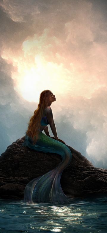 The Little Mermaid, 2023 Movies, Halle Bailey as Ariel, 5K