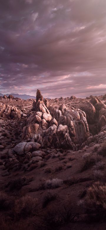 Rocks, Alabama Hills, California, USA, Sunrise, Outdoor, Summer