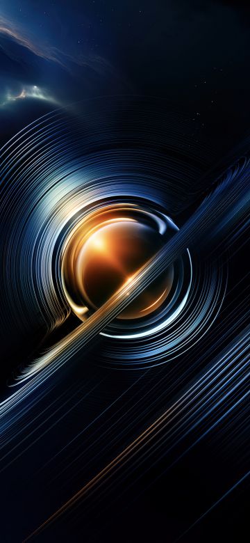 Deep space, Saturn, Dark background, Gargantua, Black hole, Honor, Stock