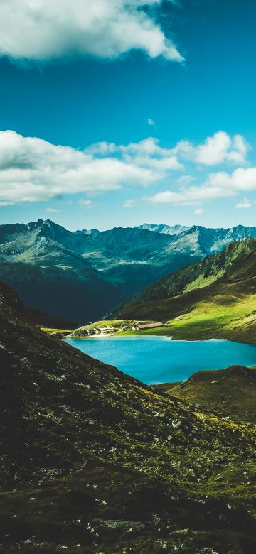 Lake Cadagno, Piora valley, Switzerland, Europe, Scenic, Landscape, 5K