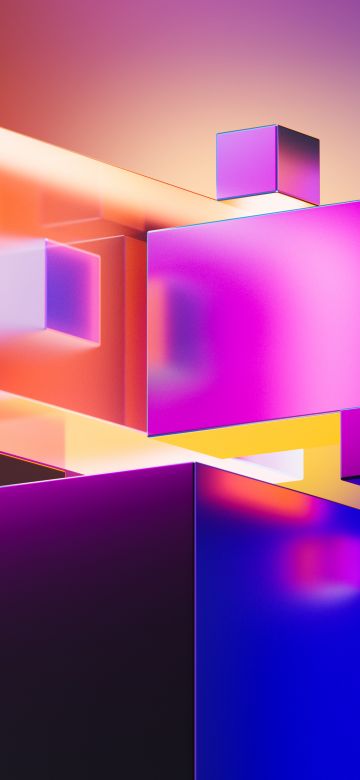 3D background, Geometric, Rectangle, Multicolor