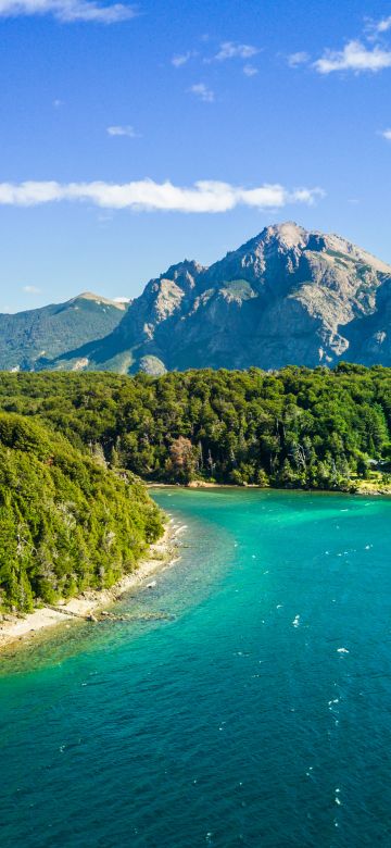 Forest, Mountains, Nahuel Huapi Lake, Argentina, Landscape