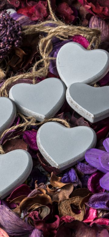 Love hearts, Decor, Lavender potpourri, Aromatic, Aesthetic, 5K, February