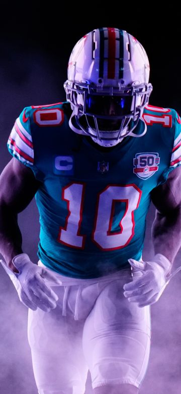 Tyreek Hill, Miami Dolphins, American football player, NFL, 5K