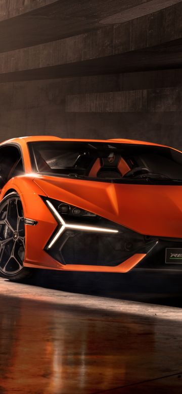 Lamborghini Revuelto, 8K, Hybrid sports car, 5K