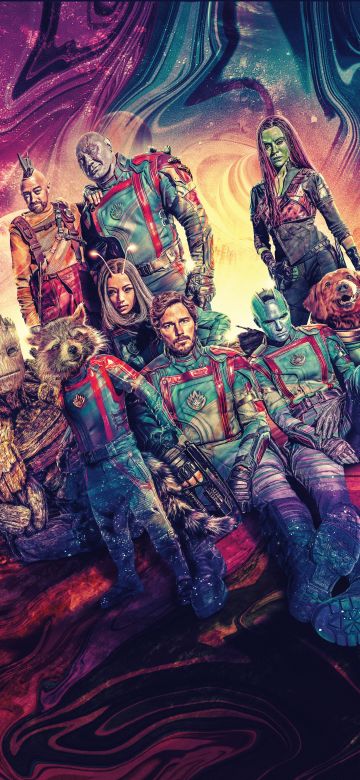 Guardians of the Galaxy Vol. 3, Vin Diesel, Bradley Cooper, Sean Gunn, Chris Pratt, Zoe Saldana, Dave Bautista, Karen Gillan, Pom Klementieff, Maria Bakalova, 5K, Marvel Comics