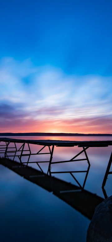 Sunrise, Long exposure, Morning, Sweden, 5K