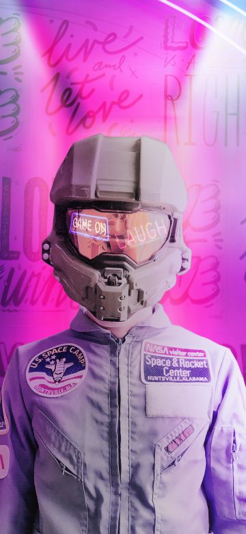 Astronaut, Pink, NASA, Space suit, Neon, 