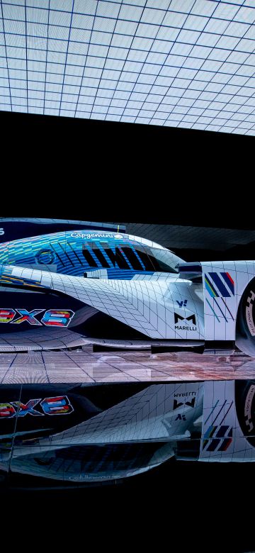 Peugeot 9X8, Electric Race Cars, Le Mans, Futuristic, Hybrid cars, 5K, 8K, 2023