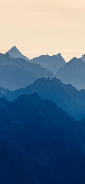 Col de la Madeleine, Mountain pass, Alps, France, 5K, Layers