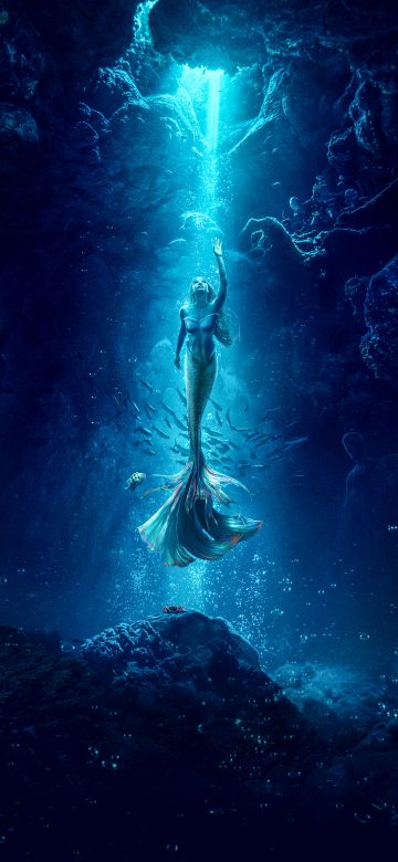 The Little Mermaid, 8K, Halle Bailey as Ariel, Disney movies, Disney Princess, 2023 Movies, 5K