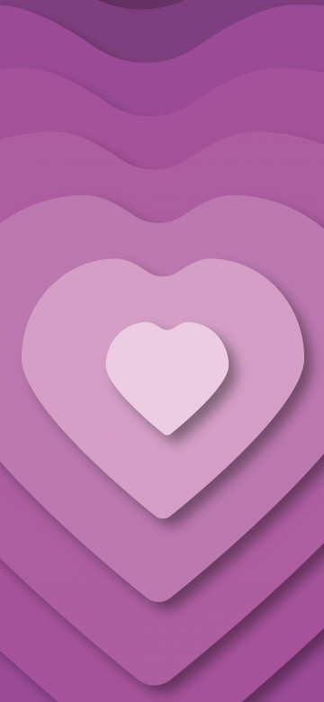 Love hearts, Heart Background, Purple background, Purple aesthetic, 5K