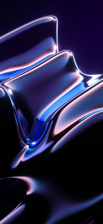 Abstract background, Liquid, Blue abstract, 5K