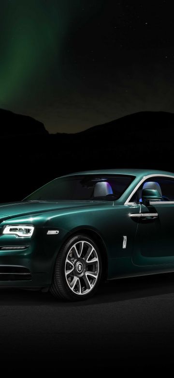 Rolls-Royce Wraith Aurora Borealis, 8K, 2023, 5K