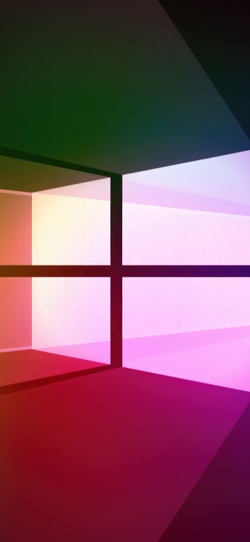 Windows 10, Colorful background, 5K