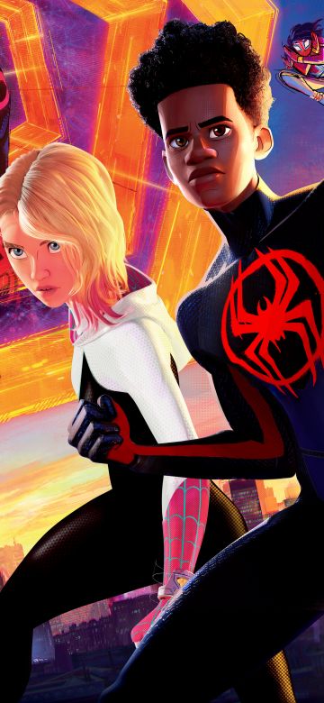 Spider-Man: Across the Spider-Verse, Movie poster, Spider-Gwen, Miles Morales, 8K, 5K, 2023 Movies, Marvel Comics, Spiderman