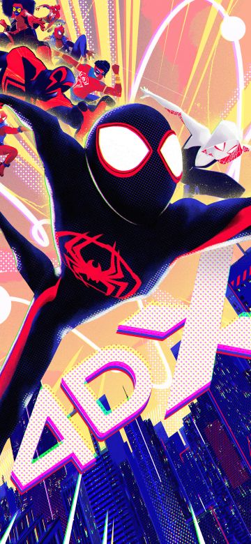 Spider-Man: Across the Spider-Verse, 4DX, Miles Morales, Spider-Gwen, Movie poster, 5K, 2023 Movies, Spiderman