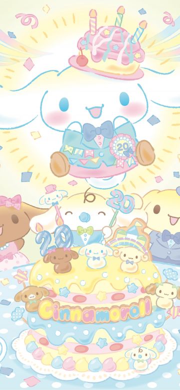 Cinnamoroll, Birthday, 5K, Cute cartoon