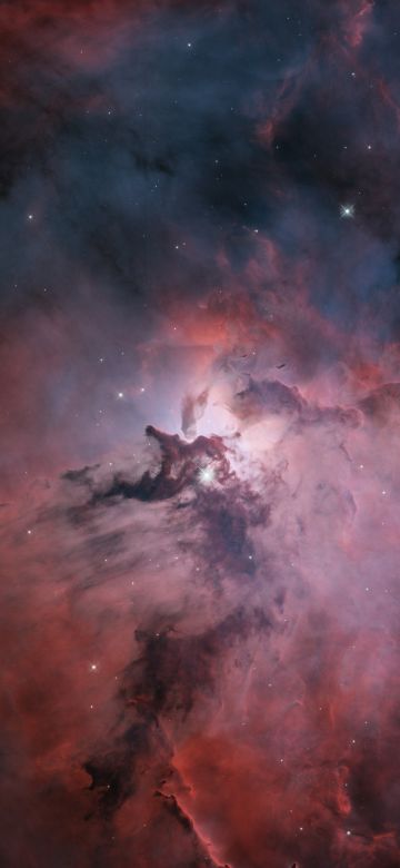 Lagoon Nebula, Interstellar cloud, Constellation, Astronomical, 5K, 8K