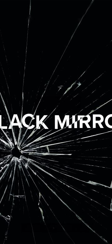 Black Mirror, TV series, Sci-Fi series, Black background