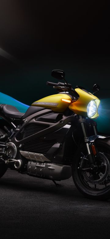 Harley-Davidson LiveWire, 8K, Electric motorcycle, 5K, Dark background