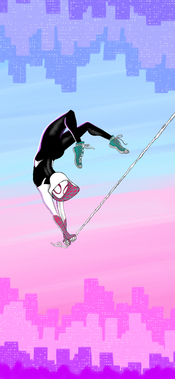 Spider-Gwen, 8K, Cartoon, Marvel Superheroes, 5K