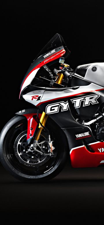 Yamaha R1 GYTR Pro, 8K, 25th Anniversary, 2023, 5K, Black background