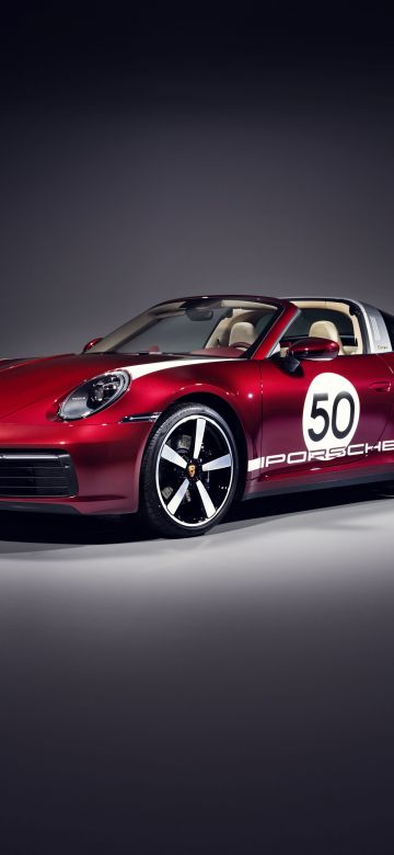 Porsche 911 Targa 4S, Heritage Edition, 2020, 5K