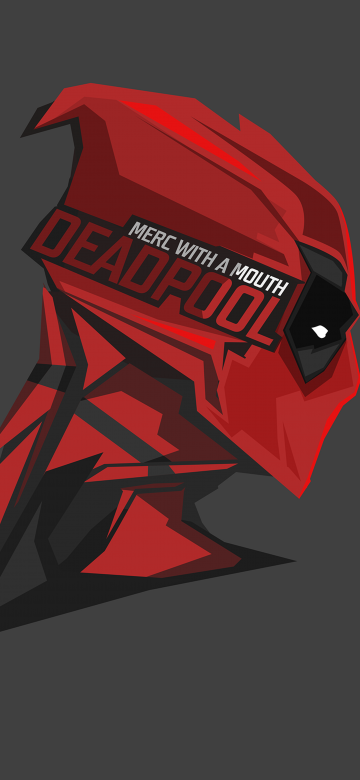 Deadpool, 8K, Artwork, Minimalist, 5K