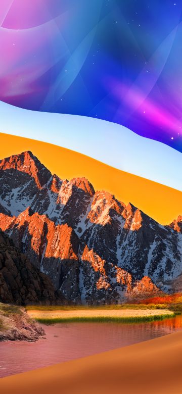 macOS, Fusion, 8K, macOS Big Sur, Mac OS X, 5K, Landscape, Colorful