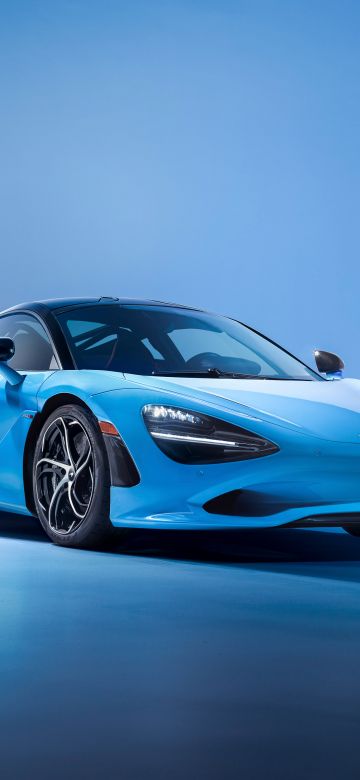 McLaren 750S Coupé, Spectrum, Special Edition, 2023, Blue aesthetic