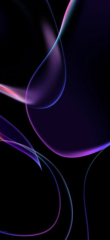 WWDC 2023, 8K, Swirls Bubbles, Dark background, 5K