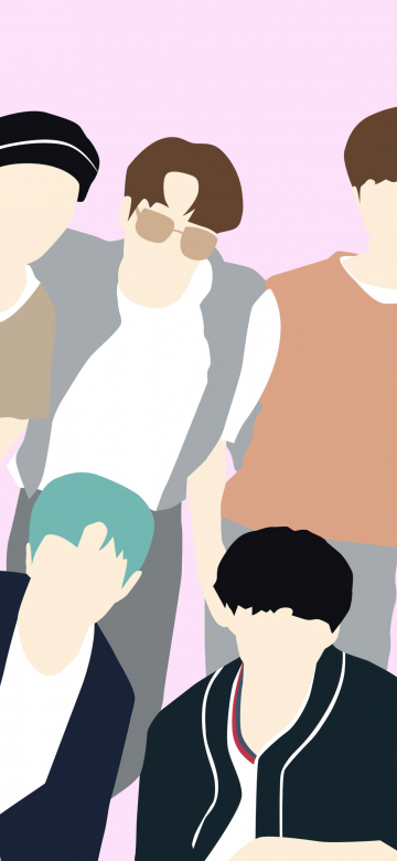 BTS, K-pop, 5K, Minimalist, Faceless, Simple