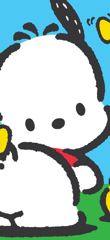 Pochacco, Baby chick, Cute cartoon, 5K, 8K