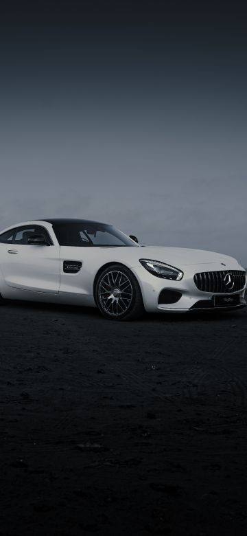 Mercedes-AMG GT, Dark aesthetic, Evening